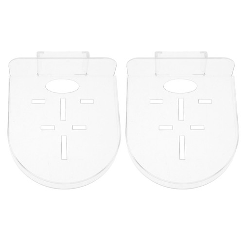 2pcs reusable clear plastic - 2pcs,